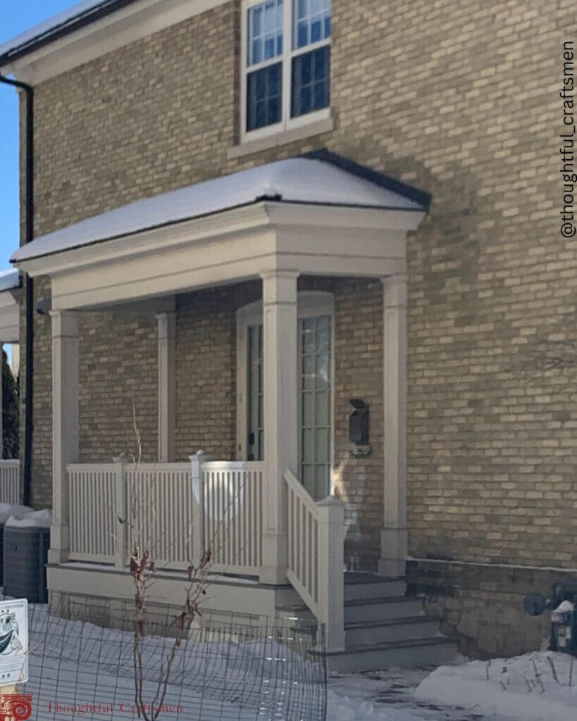 Front & North Porch Rebuild – Milwaukee – Brewer’s Hill