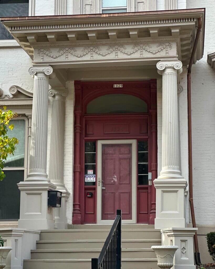 The finished porch restoration project.