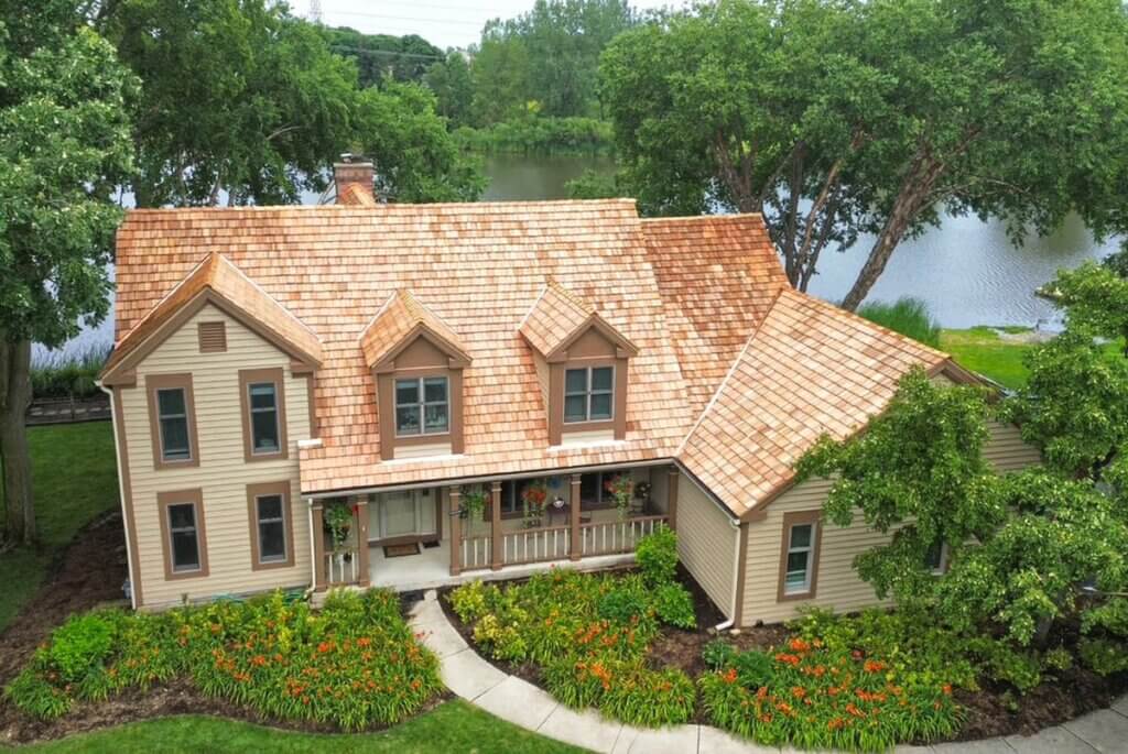Cedar roofing is a classic choice.