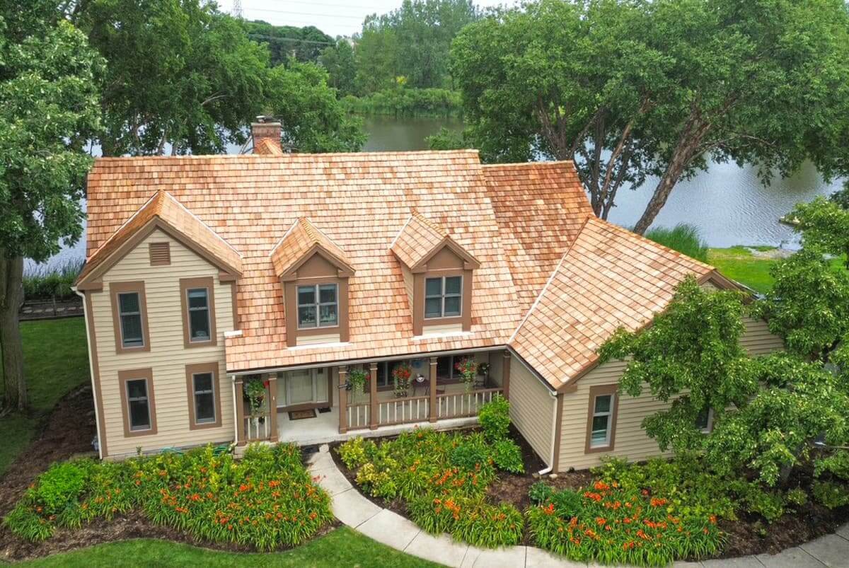 Cedar roofing is a classic choice.